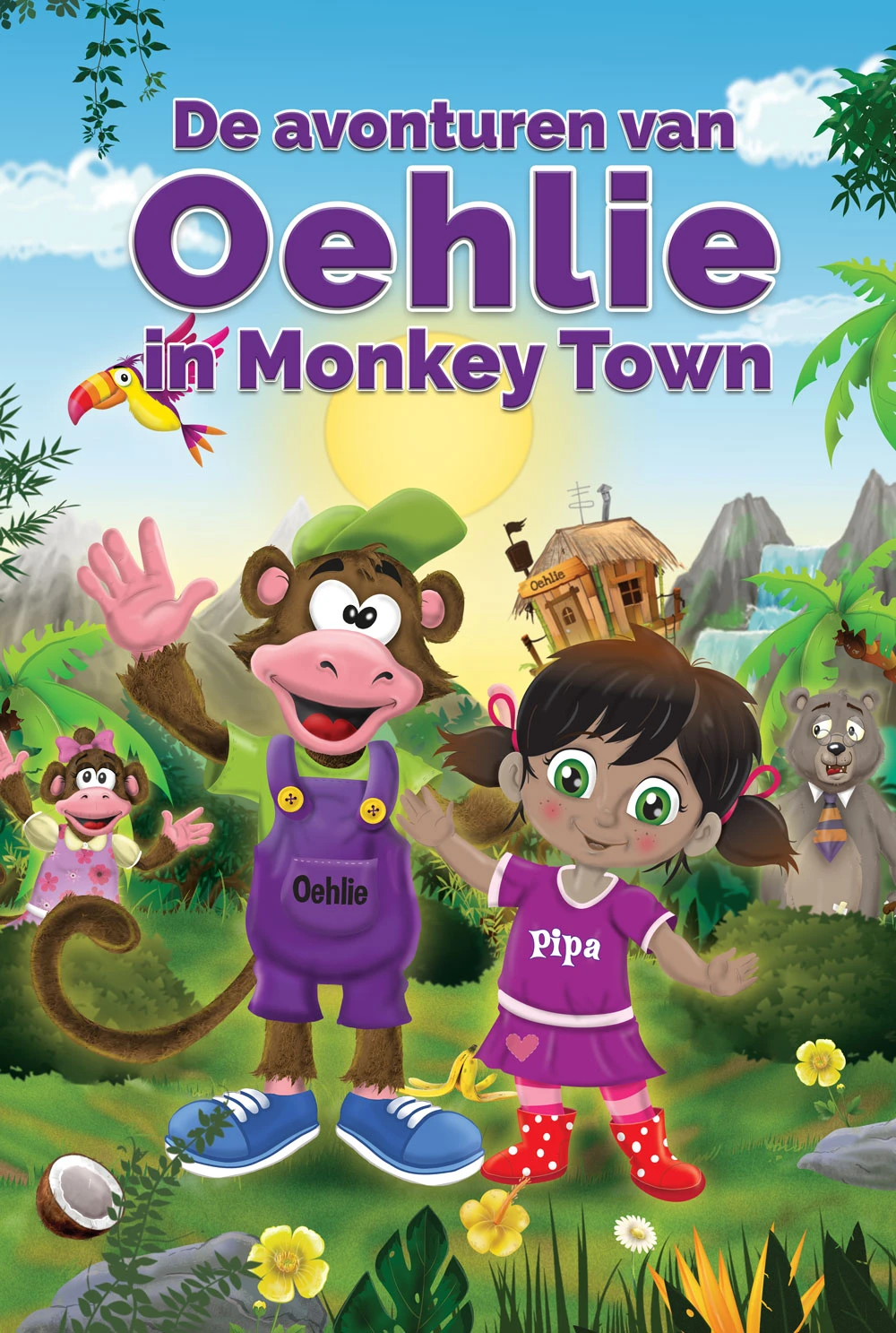 Omslag De avonturen van Oehlie in Monkey Town
