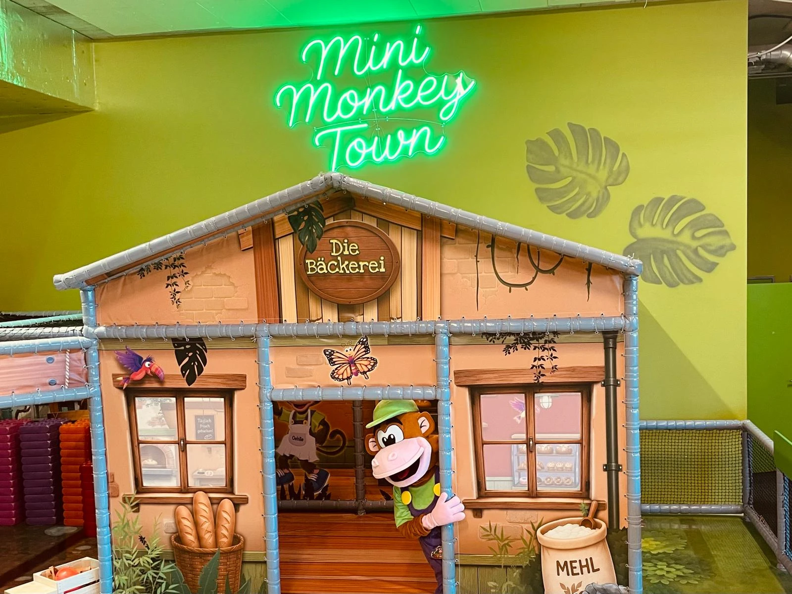 Foto van de gerealiseerde Mini Town bakkerij